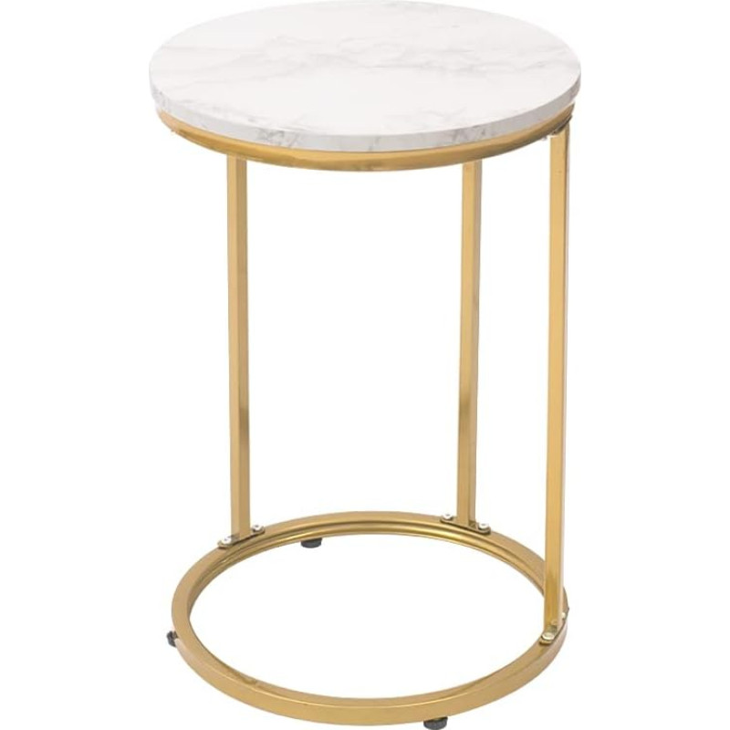 AZ L1 Life Concept AZ200306 Aktsentne marmorist diivan Sülearvuti C-kujuline küljelaud elutuppa magamistuppa rõdule perekonda ja kontorisse