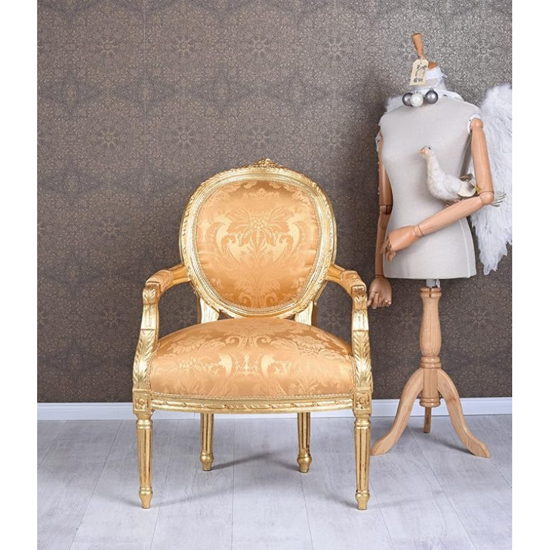 Kuninglik medaljoniga tugitool barokkstiilis Cat521a06 Palazzo Exclusive