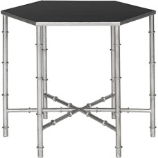 Safavieh aksessuaarilaud, metall, kuld/klaas, 50 x 43 x 43,18 cm