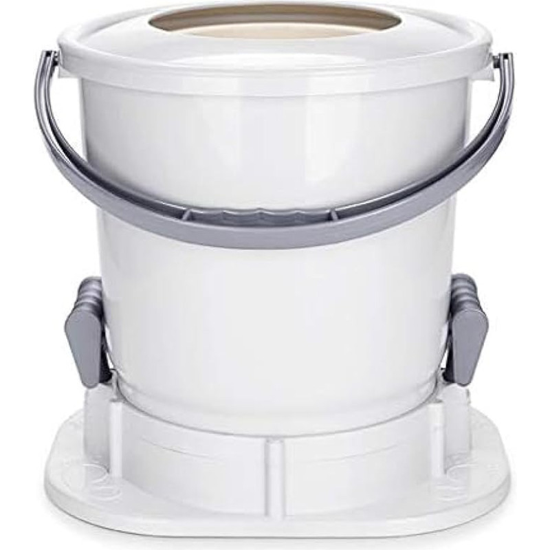 Manual Laundry Spinner Only Laundry Spinner Camping Spin Dryer for Clothes Space Saving Hand Operated Drying Machine for Camping Apartments Clothes White