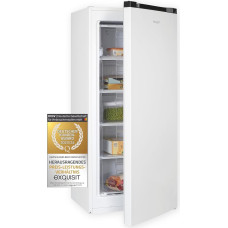 Exquisit Freezer GS145-051D White | Net Capacity: 145 L | 2 x & 4 * Freezing | Door Hinge Changeable | 55 cm Width | Standing Device