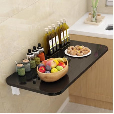 Klapptisch zur Wandmontage für kleine Räume, multifunktionaler Waschküche & Home Office Schreibtisch, platzsparender Holz-Bartisch, faltbarer Wandschreibtisch für Arbeitszimmer & Arbeit