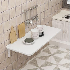 Wandmontierter Tisch für Küche, kleiner Klapptisch, Klapptisch, Schreibtisch für Zuhause, Büro, Waschküche, faltbares Wandregal, Computertische, Arbeitsplätze, um Glück zu verfolgen