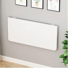 Weißer Klapptisch zur Wandmontage, Stehtisch, klappbarer Arbeitstisch, Computertisch, Esstisch, mit Halterungen, 50 x 40 cm, um Glück zu verfolgen