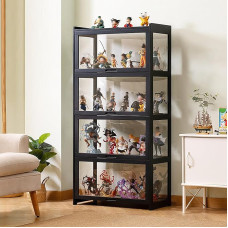 JFOZDM vitriinkapp, multifunktsionaalne tolmukindel klaasist vitriinkapp, seisev klaasist vitriinkapp, klapikapi ukse disain, suletud ja tolmukindel, vitriinkapp kontoritele, magamistubadesse, elutubadesse