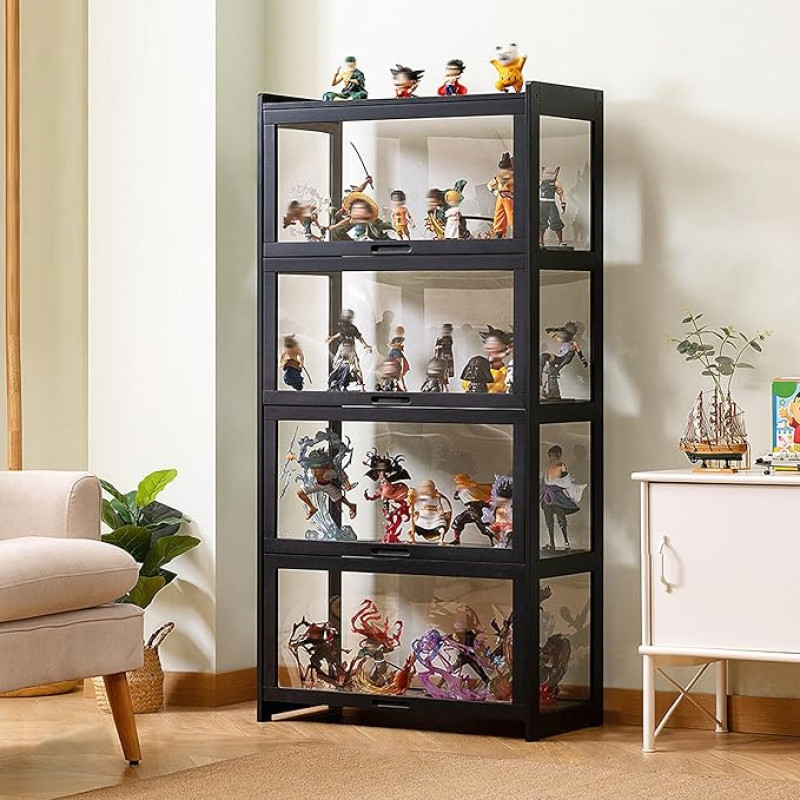 JFOZDM vitriinkapp, multifunktsionaalne tolmukindel klaasist vitriinkapp, seisev klaasist vitriinkapp, klapikapi ukse disain, suletud ja tolmukindel, vitriinkapp kontoritele, magamistubadesse, elutubadesse