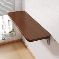 Platzsparender, wandmontierter Klappschreibtisch, aus Holz gefertigter Klappschreibtisch für kleine Wohnungen, Arbeitszimmer, Schlafzimmer und Küche - vielseitige und stilvolle Home-Office-L