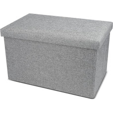 DAYARD Ottomani jalatool linasest riidest kokkupandav hoiupink magamistuppa elutuppa Hall