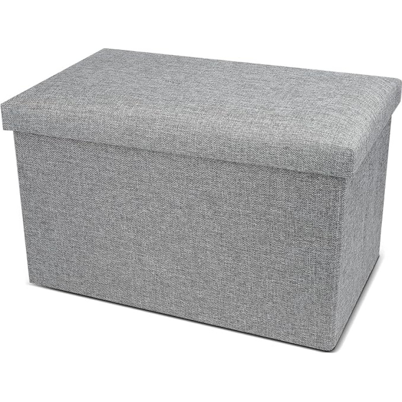 DAYARD Ottomani jalatool linasest riidest kokkupandav hoiupink magamistuppa elutuppa Hall
