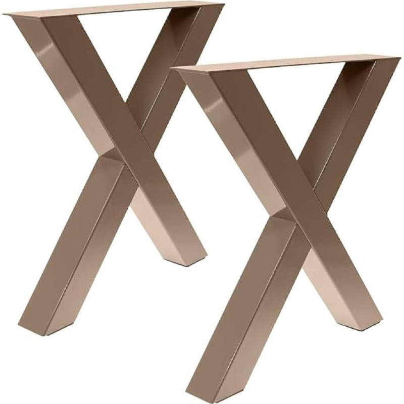 Bentatec 2 lauaraami komplekt Hallbeež RAL 1019 Look X - 8080 Lauajalad Lauajalad Söögilaud Söögilaud