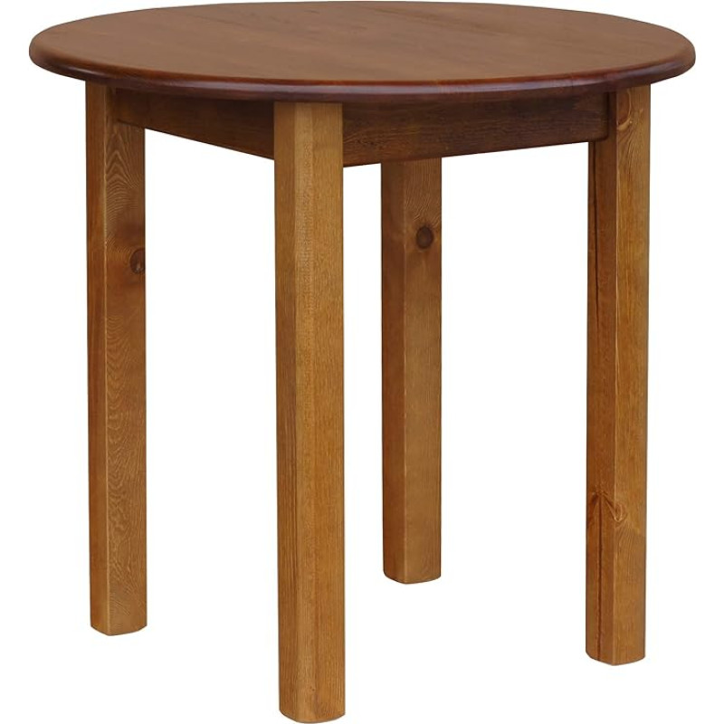 k koma ümmargune söögilaud massiivne männi tammepuust lauaplaat UUS Ideaalne köögi söögituppa (60cm)