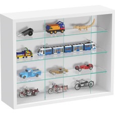 Seintel seisev vitriinkapp - lükanduksed - 50 x 40 x 13 cm