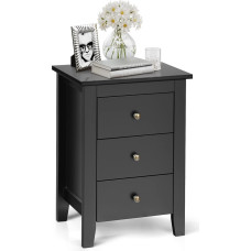 WATERJOY Must 3 sahtliga öökapilaud Kaasaegne akentne küljelaud magamistoas elutoas