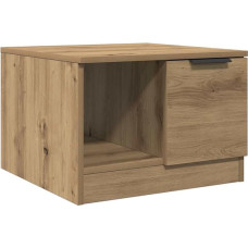 vidaXL Artisan Oak Coffee Table, 50 x 50 x 36 cm, puitmaterjal, külglaud, elutoa laud, keskmine laud, diivanilaud, kohvilaud, aktsentlaud, teelaud