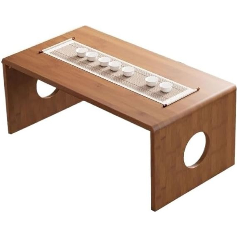 Tragbarer, Klappbarer Couchtisch, Schmaler Wandtisch, Teetisch, Kleiner Teetisch, Tisch, Niedriger Tisch, Kleiner Tisch Aus Massivholz, Klappbarer Wohnzimmertisch, Schlafzimmerfensterbank, Balkon-Erke