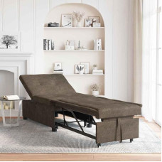 QJBSAVVA Diivanvoodi 3 in 1 pikendatav diivanvoodi reguleeritava seljatoega armee rohelise kunstmokkadega elutuppa külalistetuppa ja väikestesse tubadesse