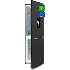 CHIQ FBM228NE4DE Fridge with Water Dispenser, 231 L (161/70 L), Freestanding Fridge-Freezer Combination 170 cm Height, 47 cm Wide, No Frost, Multi-Air Flow