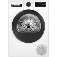 Bosch Series 6 WQG233D40 Heat Pump Dryer for 8 kg of Laundry, A+++, 176 kWh/Year, AutoDry, Anti Vibration Design, Sensitive Drying System, Environmentally Friendly Coolant, White