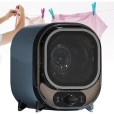 Portable Condenser Tumble Dryer - 0.8kg Load Capacity - Compact Wall Mounted Mini Spin Dryer for Countertop Use - Efficient 5kg Capacity for Small Spaces