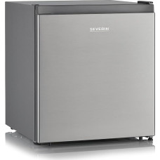 SEVERIN KB 8878 Cool Box with Cold Compartment, Table Fridge with Intermediate Shelf, Energy-Saving Mini Fridge for Small Households, 45 L Net Capacity, Stainless Steel Look, KB 8878