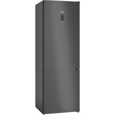SIEMENS KG49NXXCF XXL Standing Fridge-Freezer Combination iQ300, Freestanding Fridge Combination with Freezer Area Bottom 203 x 70 cm, 313 L Cooling, 127 L Freezer, NoFrost, hyperFresh, SuperCooling