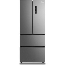 Midea MERF402FIE02 French Door Fridge Freezer Combination, 178 cm Height, 70.3 cm Wide, WiFi Control, NoFrost, Vario Box, Inverter Compressor, 244 L Fridge Compartment, 147 L Freezer Capacity