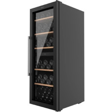 Cecotec GrandSommelier Duo 77000 Black Bolero 77 Bottles 193 Litre Compressor System for Cooling, Display, Touch Control, Dimmable Temperature and LED Interior Lighting
