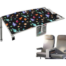 Toddler Airplane Bed, Plane Seat Extender Cushion, 29.92 x 17.52 inches, Waterproof Travel Sleep Solution, Inflatable and Compact Design, Grey 1 Pack, for Baby Flights, Outdoor Vacations, Family Trips