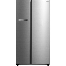 Cecotec American Refrigerator 2 Door Bolero CoolMarket SBS 592 Inox 592 Litres, 177.5 cm Height and 91 cm Width, Low Consumption, Inverter Motor, Non-Frost, Ultra Fast Freezing