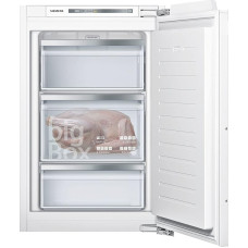 Siemens GI21VAFE0 iQ500 Built-In Freezer, 176 kWh per Year, 96 L, lowFrost, Big Box, LED Interior Lighting, Flat Hinge