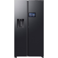 Samsung Side by Side AI Home RS90F64EDF/EF Fridge with Water/Ice Dispenser, Wifi with AI Energy Mode, AI Home Display, SpaceMax, 614 L, W x H x D: 91.2 x 178.4 x 72.6 cm, Anthracite