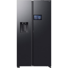 Samsung Side by Side AI Home RS90F64EDF/EF Fridge with Water/Ice Dispenser, Wifi with AI Energy Mode, AI Home Display, SpaceMax, 614 L, W x H x D: 91.2 x 178.4 x 72.6 cm, Anthracite