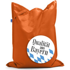 Bruni Caree Kids Laste Bean Bag oranži värvi, ristkülikukujuline 140 x 100 cm suurune ja sisekattega Bean Bag lastele, Bean Bag Saksamaalt.