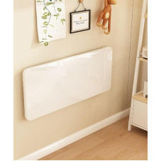 Wäscheklapptisch, stabiler Esstisch mit Klappplatte und Stahlhalterungen, wandmontierte, klappbare Arbeitsplatte, verbreitertes Wandregal für kleine Räume(70x50cm/28x20in)