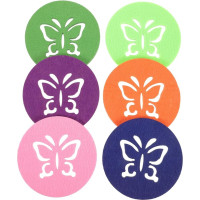 TOYANDONA Filz Tischset Hitzebeständig und rutschfest Dekorative Filzmatte als Platzset für Restaurant Familienfeiern Buffet und Hotels Schlichte Praktische Tischunterlage mit Wärmeschutz