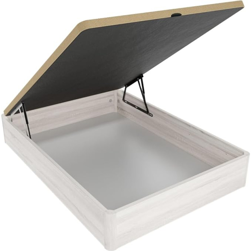 Homey Super tugevdatud suure mahutavusega kokkupandav voodi hingava kaanega ümardatud nurkadega 90 x 190 cm Fleece