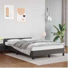 vidaXL voodiraam koos peaplaadiga Kunstnahast kaheinimese voodiraam magamistoa mööbel Hall 120 x 200 cm kunstnahast