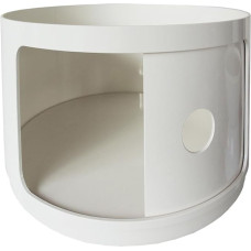 Kartell Componibili Round 495503 Baukastenelement läbipaistmatu läbimõõt 42 x 38,5 CM ABS (akrüülnitriilbutadieenstüreen), valge