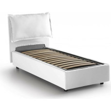 Talamo Italia Vanessa üheinimesevoodi, konteinervoodi, 100% Made in Italy, eesmine avaus, sobib madratsile 80 x 190 cm, valge