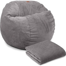 CordaRoy's Chenille Bean Bag Tool Cover Full Size (Bean Bag müüakse eraldi) Charcoal