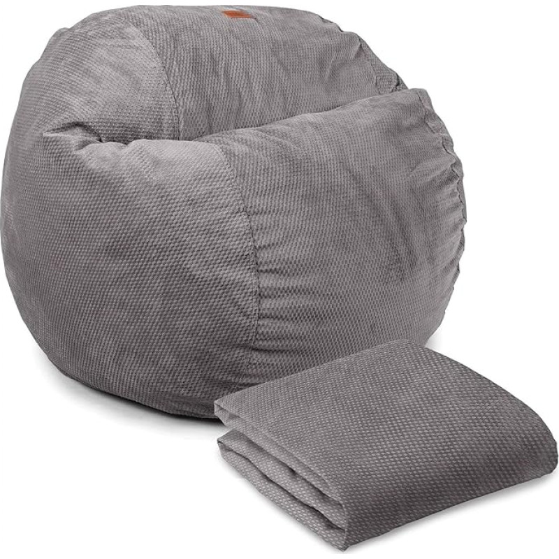 CordaRoy's Chenille Bean Bag Tool Cover Full Size (Bean Bag müüakse eraldi) Charcoal
