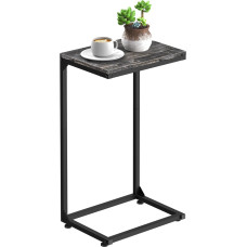 Fogein C-kujuline küljelaud, küljelaud, diivanilaud, C-kujuline küljelaud elutuppa, väikesed lauad diivanile, magamistuppa, öökapile, hall