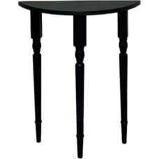 Konsoollaud, massiivpuidust poolringikujuline sissepääsulaud, kitsas konsoollaud elutuppa, esiku laud (120 cm)