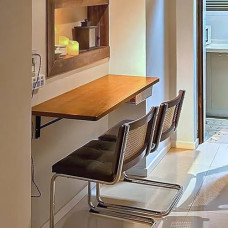 Platzsparender Wand-Klapptisch, multifunktionaler Büchertisch aus Holz, verstellbare Werkbank, einfache Montage, perfekt für kleine Räume, Heimbüro und Arbeitszimmer.