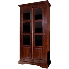 MASSIVMOEBEL24.DE Oxfordi akaatsia vitriinkapp 98 x 46 x 191 cm Värv: Suurus: 98 x 46 x 191 cm (B x S x K x K)