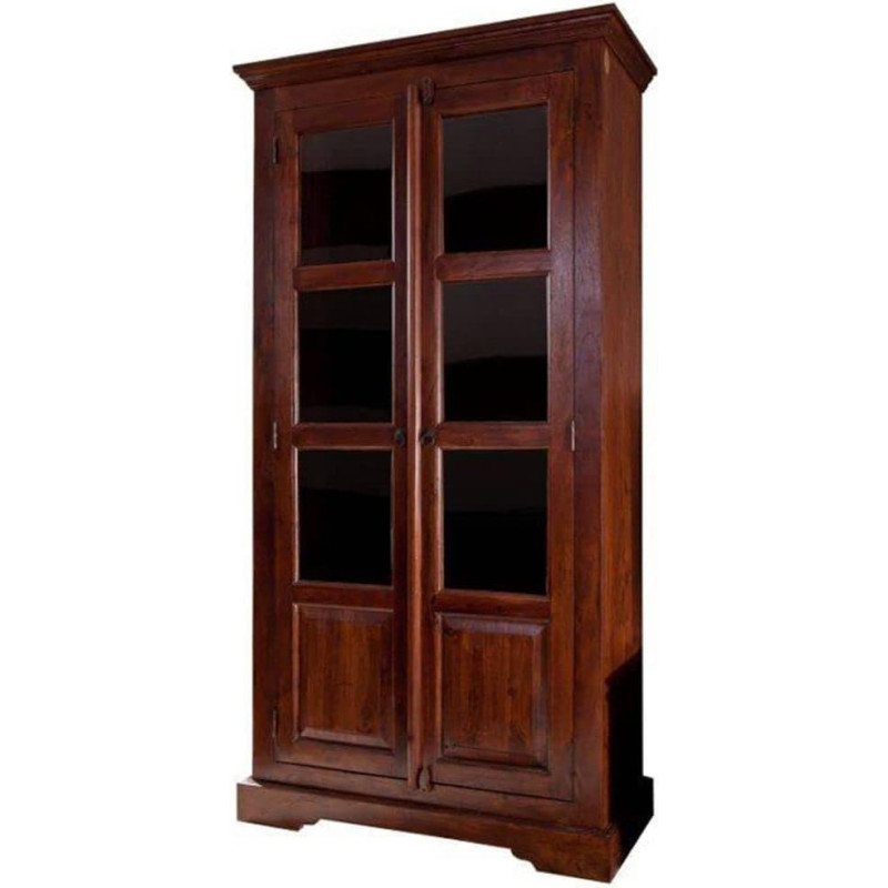 MASSIVMOEBEL24.DE Oxfordi akaatsia vitriinkapp 98 x 46 x 191 cm Värv: Suurus: 98 x 46 x 191 cm (B x S x K x K)