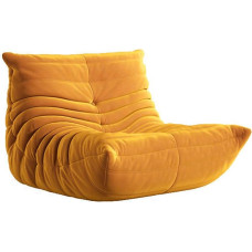 ArtsPavilion Weiches Lazy Boden Diivan, Kaminstuhl, Akzent Sitzsack Couch Für Wohnzimmer Schlafzimmer Salon Büro, Lazy Sofa Stühle XL oranž