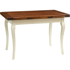 Biscottini pikendatav söögilaud, Made in Italy, 120 x 80 x 80 cm, täispuit, pikendatav köögilaud