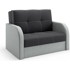 LIKMA Togo 2-kohaline diivan magamisfunktsiooniga 135 cm diivanvoodi koos panipaigaga - kergesti puhastatav kaasaegne elutoa diivan - diivan voodifunktsiooniga - diivanvoodi kangas: Inari 100 + 91 Must / Hall