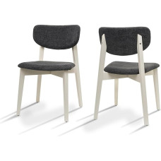 Leto köögitool, ergonoomiline ja vastupidav, väga pehme vahtpolsterdusega söögitool pakub mugavust koos stiilse disainiga, valge